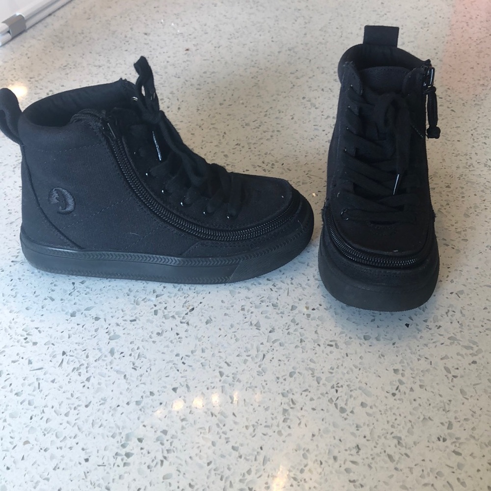 KID'S BLACK TO THE FLOOR BILLY CLASSIC LACE HIGHS
